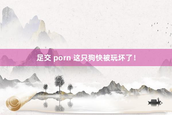 足交 porn 这只狗快被玩坏了！